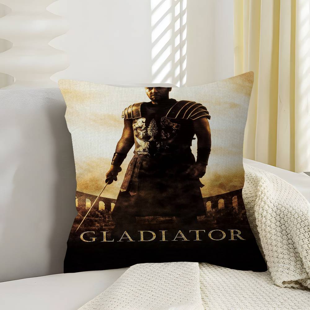Gladiator Classic Movie Personalized Pillow Dust Cover Bedroom Kids Party Decoration Pillowcase Birthday Children Gift