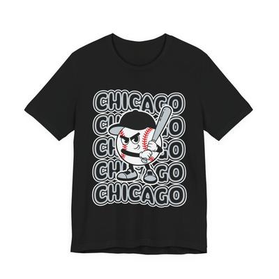 Chicago Baseball T-Shirt Retro Mascot Tee Vintage Style