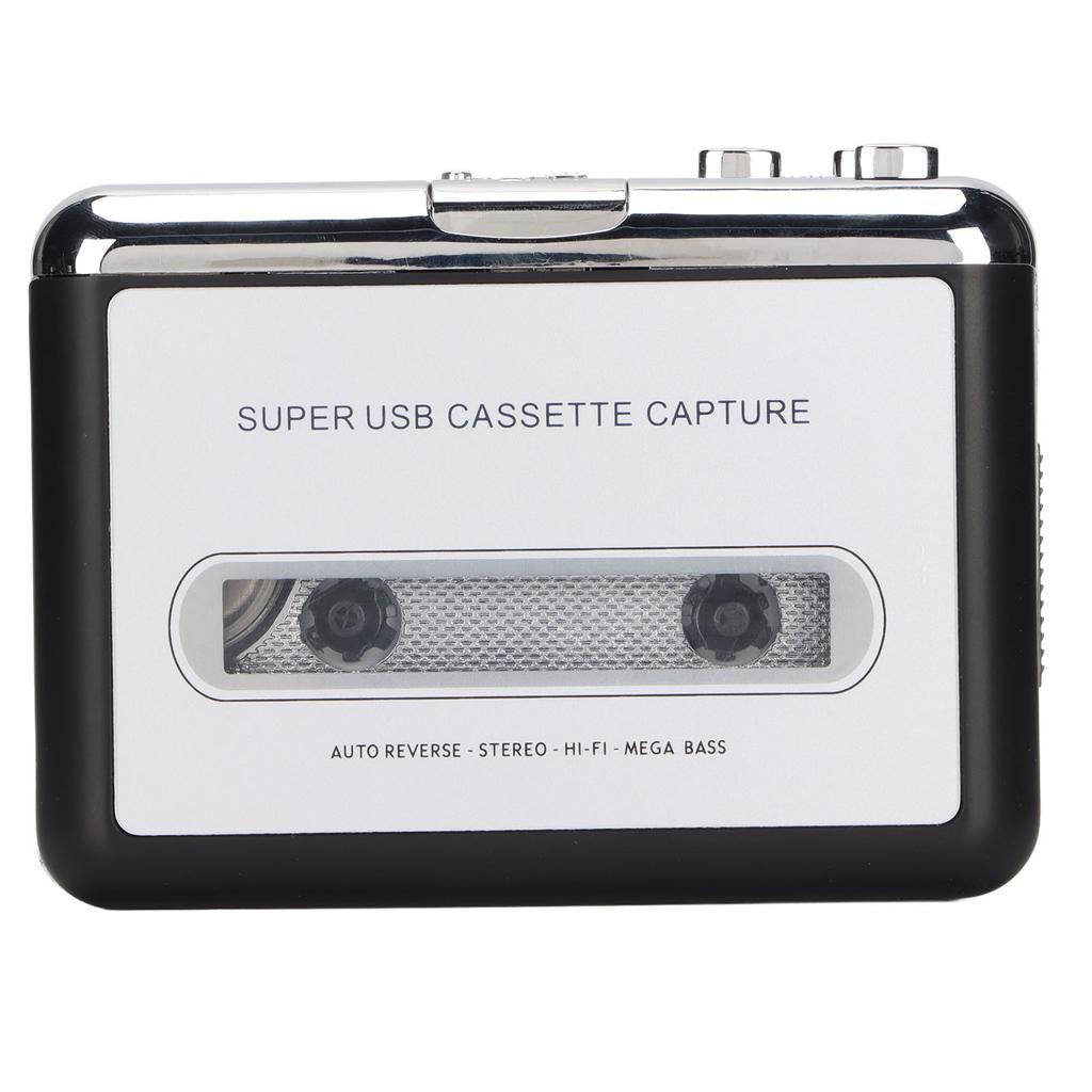 Tape to MP3 Converter Stereo 3.5mm Portable USB Cassette Player with Earphone for Laptop PC  Cassette Player