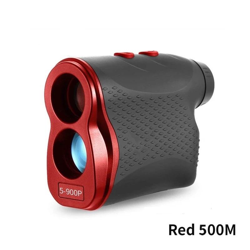 

Дальномер Гольф Охота 500М 600М 900М Лазерный дальномер Профессиональный измеритель расстояния для гольфа с переключателем уклона 【1】Range 500M красный