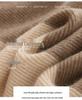 Unisex 100% Cashmere Color Block Ribbed Knit Scarf for Autumn/Winter