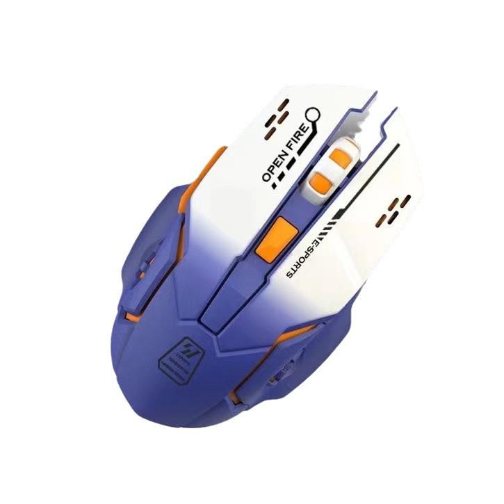 Rechargeable Bluetooth Silent Wireless Gaming & Office Mouse - Customizable Logo, Laptop Accessory