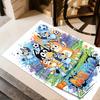 Christmas Friends Celebration Customize Text Floor Mat Design for Living Rooms Foyer Dormitory Entryway Anti-slip Rug Office home decor Spiritual Gift