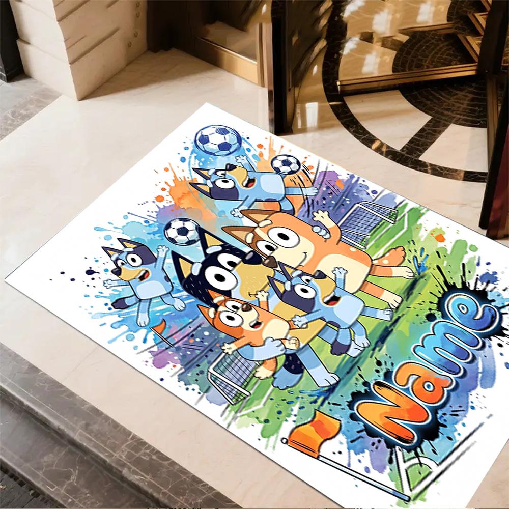 Christmas Friends Celebration Customize Text Floor Mat Design for Living Rooms Foyer Dormitory Entryway Anti-slip Rug Office home decor Spiritual Gift