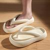 Sommer Damen Dicke Sohle Flip Flops Strand Flache Plateau Hausschuhe Mode Leichtgewichtige Rutschfeste Sandalen Indoor Outdoor Pantoletten
