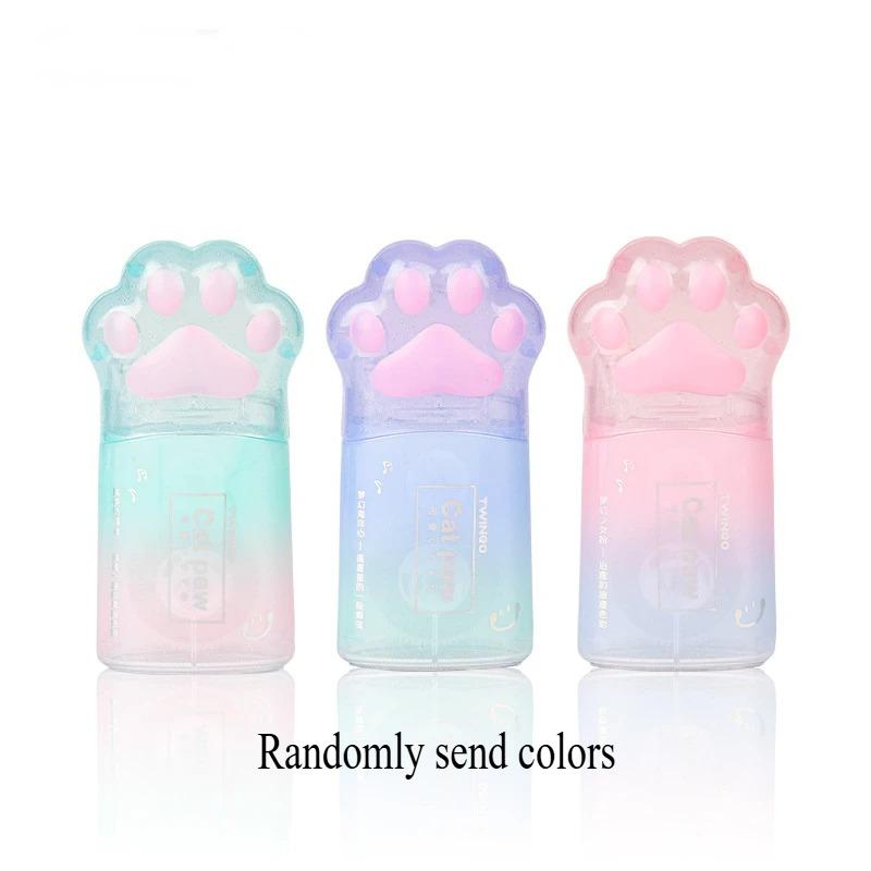 1pcs Large Capacity Correction Tape Gradient Color Cute Cat Claw Correction Tape School Office Supplies Stationery