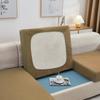 Capas elásticas para assentos de sofá, capas de almofadas de sofá de cor sólida para sala de estar, protetor de móveis para animais de estimação, capa de sofá em forma de L, poltrona
