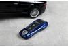 Porsche Gentian Blue Key Shell for Cayenne, Macan, 911, Panamera, 718/Taycan