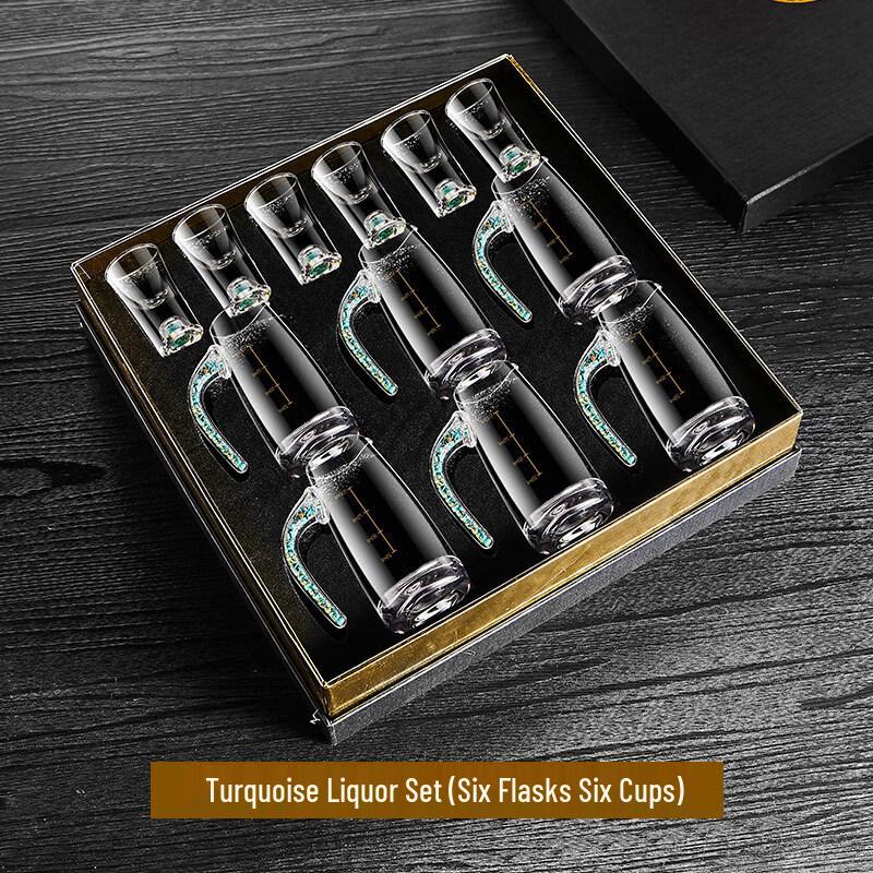 Подарочный набор бокалов и декантера для байцзю класса люкс Junshi 17 HA