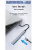 Type-C 6-in-1 Expansion Dock: USB 3.0, TF/SD Card Reader, 100W PD Power Hub