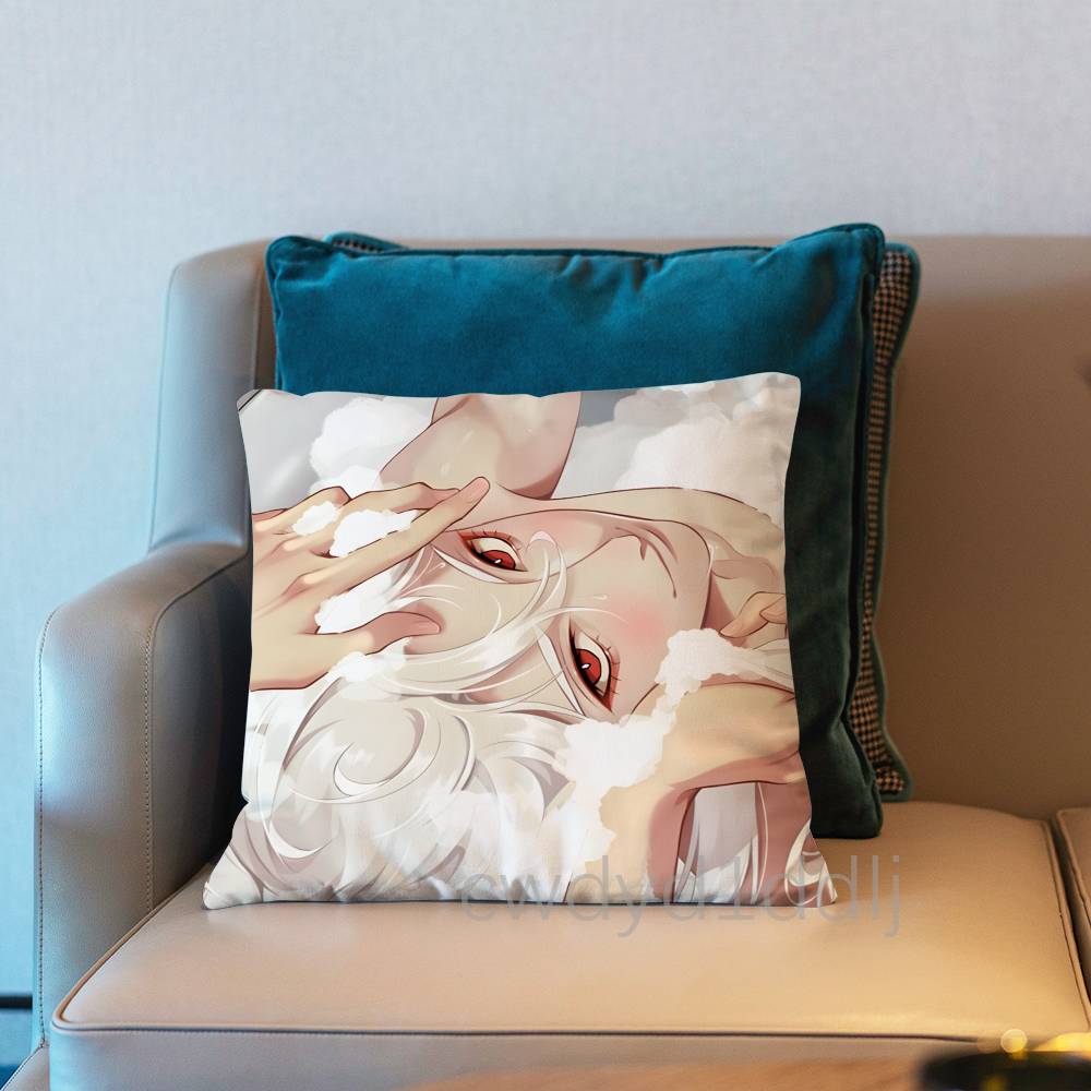 Casper A Date With Death Pillow Case Short Plush Sofa Decorative Gift Home Doublesided Printing Cushio