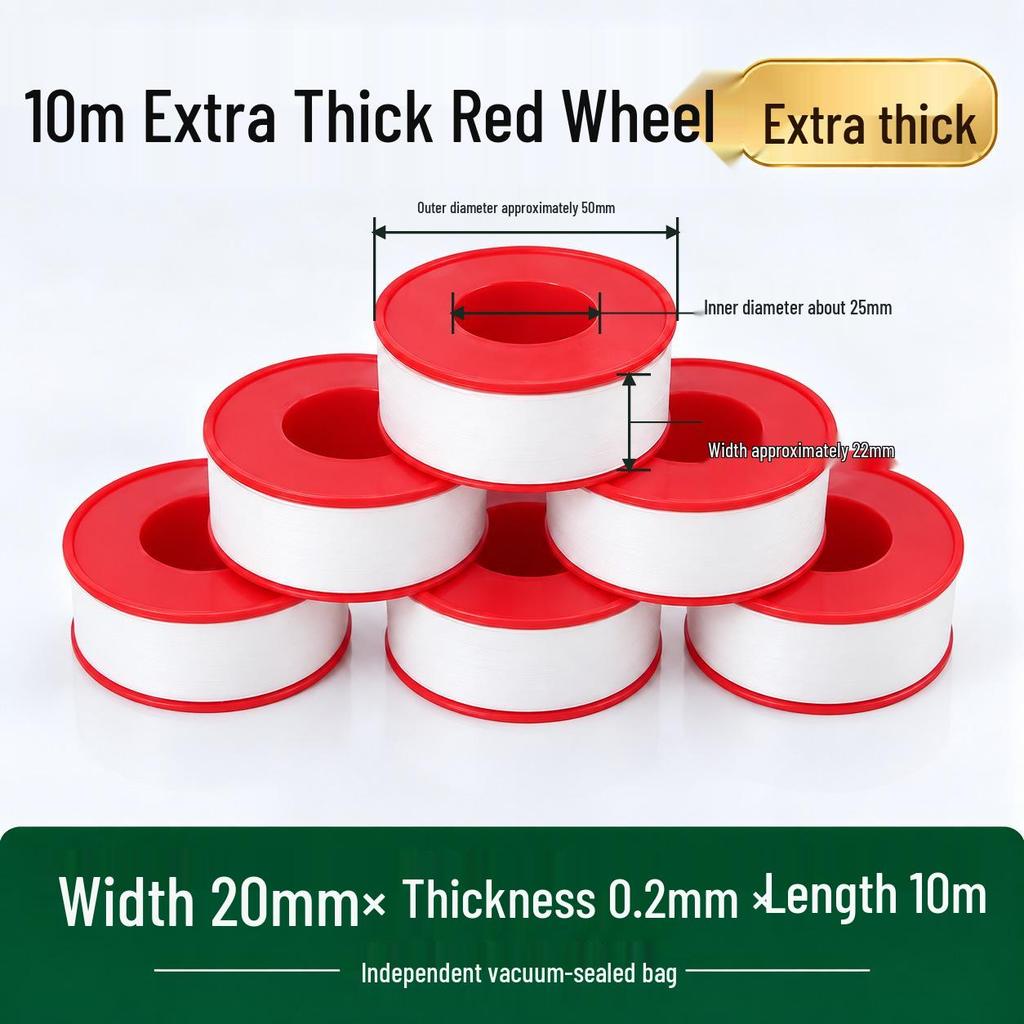 Polytetrafluoroethylene Water Pipe Seal Tape - Raw Rubber Belt & Water Glue Gift Set, Free Shipping