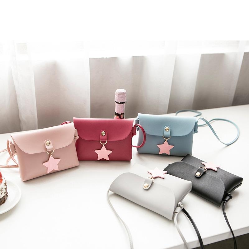 Small bag women's bag women's temperament shoulder bag star pendant messenger bag gift bag
