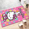 Custom HelloKitty Mat Personalized Name, Polyester Washable Indoor Entryway Rug, Gift for Christmas, Easter, Thanksgiving Day