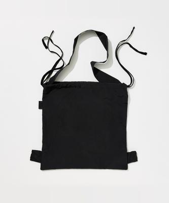 Safe Sunday Two-Way String Bag (Black)