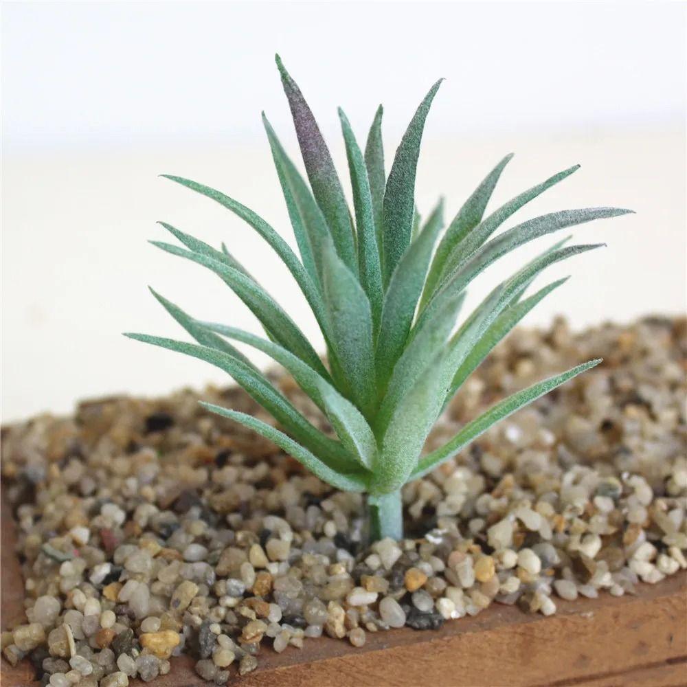Mini Artificial Succulents Plants Realistic Fake Plants  Outdoor Indoor Decoration