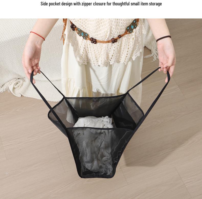 Dámská velká síťovaná plážová taška: Přenosný, Všestranný a Prostorný pro Plavecké a Fitness Nezbytnosti