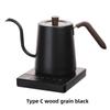 800ML Household Temperature Control Heating Water Bottle Stainless Steel Gooseneck Tea Kettle Electric Coffee Pot