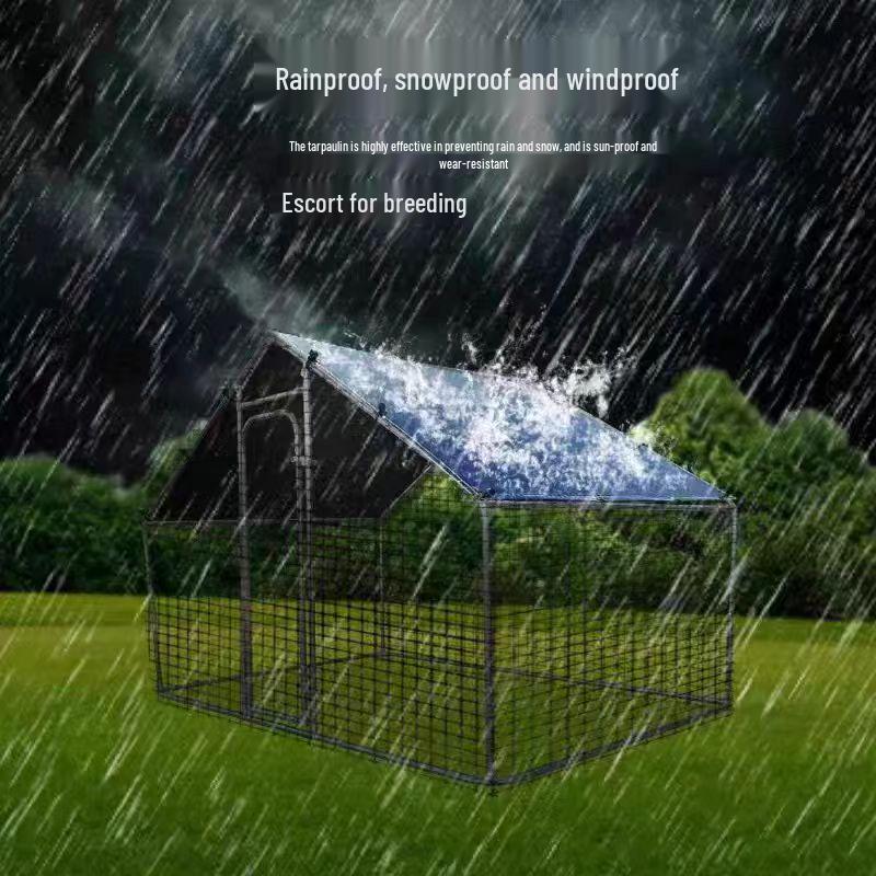 Extra Large Rainproof Outdoor Chicken Coop & Poultry Cage for Rabbits, Peacocks, and Pigeons