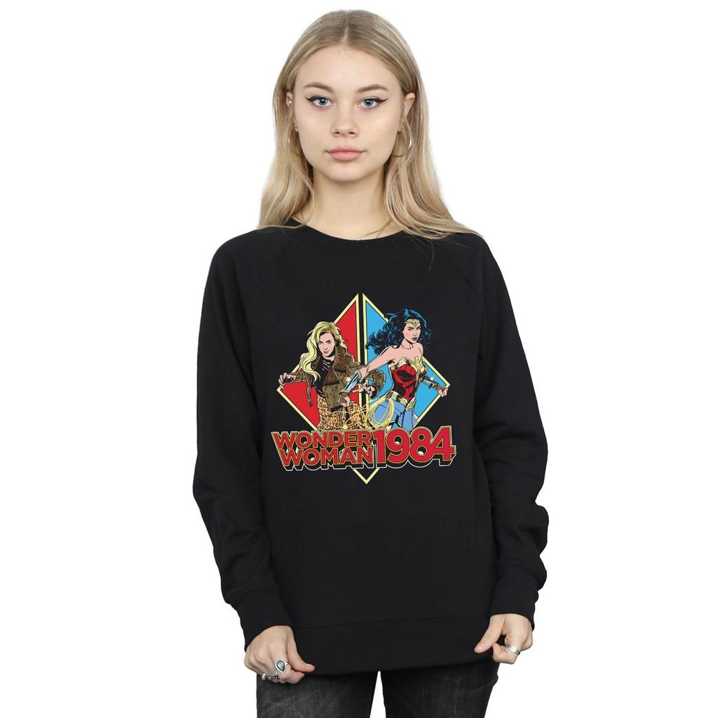 DC Comics Womens/Ladies Wonder Woman 84 Back To Back Sweatshirt