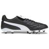 Puma King Top FG AG Black White Unisex Sneakers Gold 107348-01