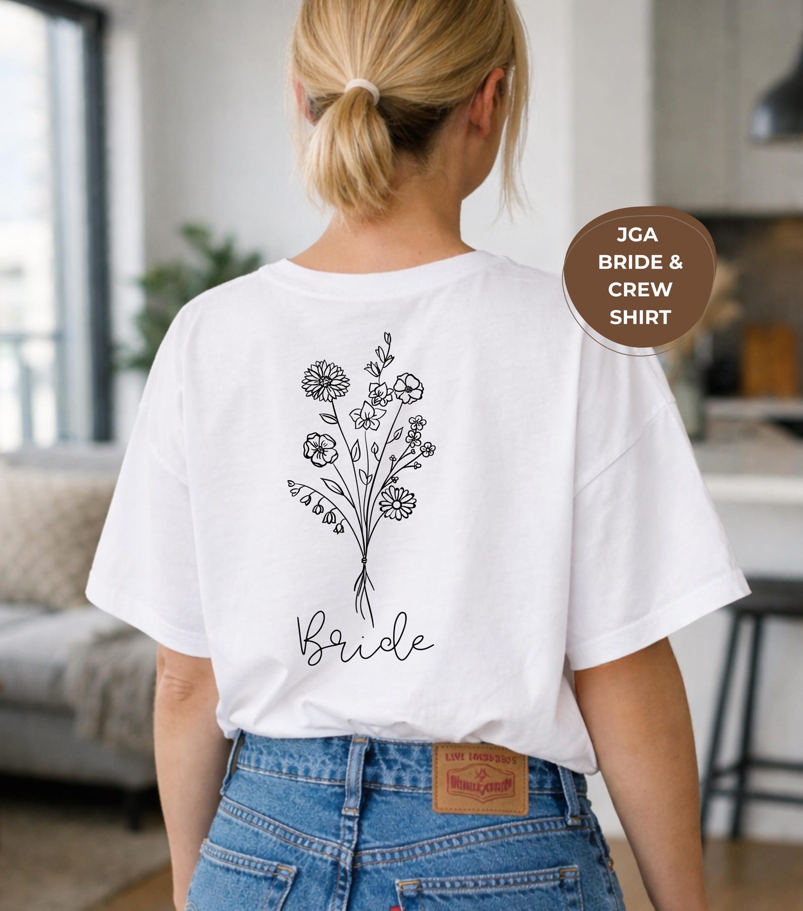 Personalized hen party shirts, crew shirts for hen parties, team bride, personalized gift, hen party, bridal shower shirt S