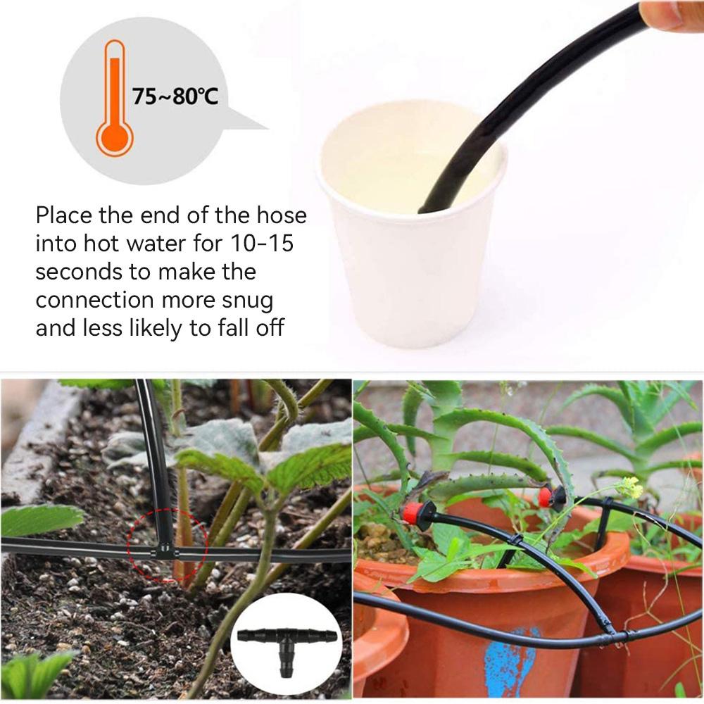 Automatic Watering System DIY Drip Irrigation System Watering Set Adjustable Dripper Greenhouse Garden Micro Drip Watering Kit