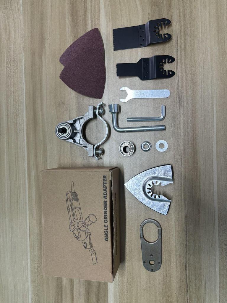 Angle Grinder Multitool Adapter & Electric Edge Trimmer Square Mouth Woodworking Tool Collection