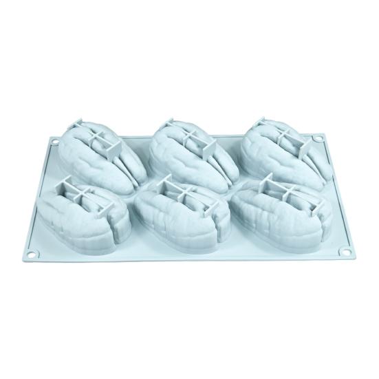 Almond Nut Mousse Cake Mold Coffee Bean Shaped Silicone Baking Pan for French Desserts Jelly Chocolate Non-Stick Easy-Release Dessert Mold