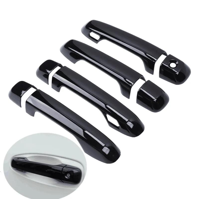 For Toyota 4Runner 4 Runner 2010 2011 2012 2013 2014 2015 2016 2017 ABS Glossy Black Door Handle Cover Car Styling Accessories