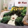 Elvira 2D Flat Pattern Flannel Blanket High quality All Seasons Warmth and Comfort Perfect for Christmas Gifts.SMT0917551