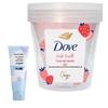 Hand Cream & Dove Body Scrub Set