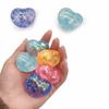 Sequins Love Squeeze Toy Changing Color Heart Slow Rising Toy Fidget Toy  Science Education