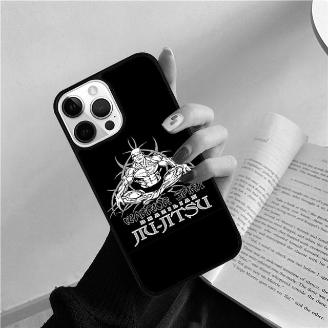 

BJJ Brazilian Jiu Jitsu Art Phone Case For iPhone 17 Air 15 16 Cover 14 11 13 Pro Max 12 Plus Max Cover Coque iPhone 14pro max