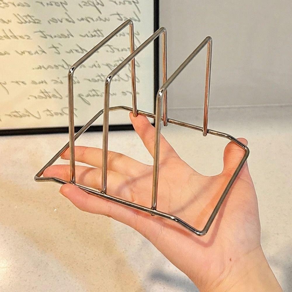Space Saving Cutting Board Storage Rack Non-Slip Pot Pan Lid Holder  Kitchen Storage