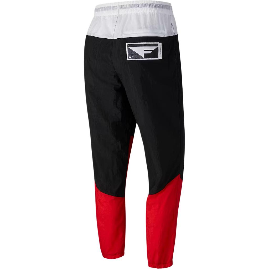 Nike Flight Basketball Pants Men Bottoms Black Red CN8513-011