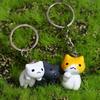Cartoon Random Pendent Charm Key Chains Cat Keyring Lucky Cat Keychain Kitten Key Chain Bag Pendant