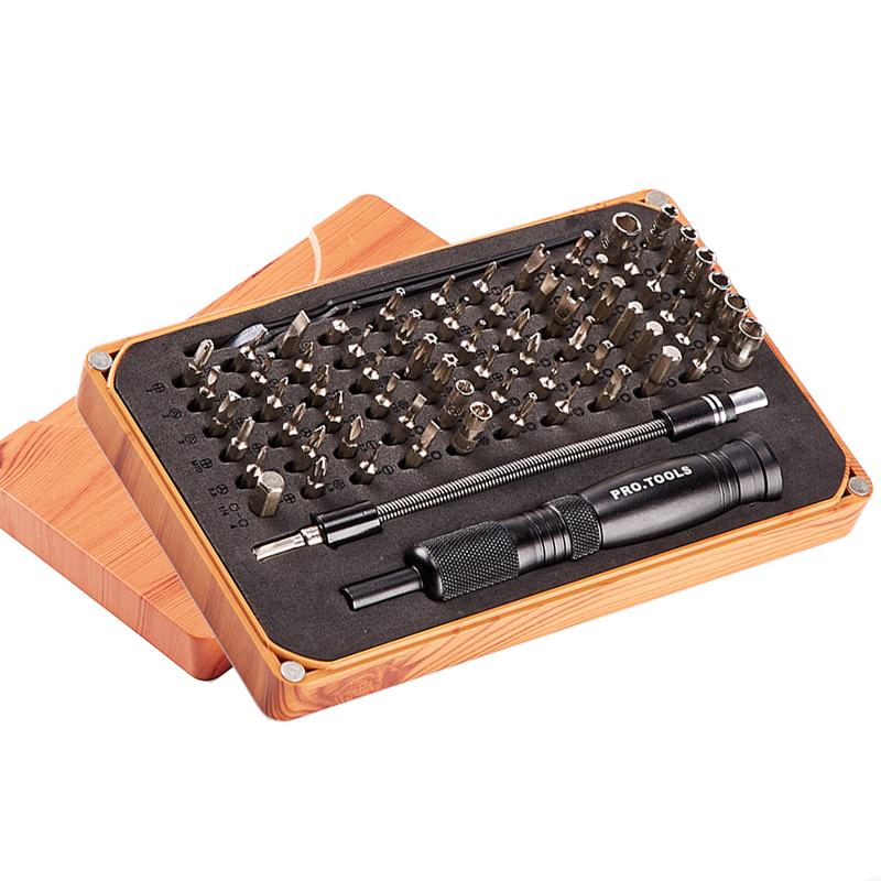 69 i 1 Precisionsskruvmejselsats med 66 Bits Magnetisk Skruvmejselsats Handverktyg Elektronikreparationsverktygssatser