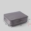 Ultra Space Saving Self Compression Organizer Bedroom Clothes Storage Bag Zipped