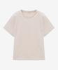 Basic House Women'S Cotton Modal Crew Neck Short Sleeve T-Shirt Beige Lzts3212