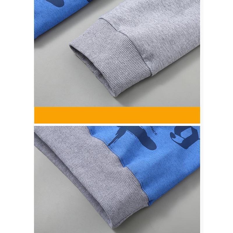 Men's Sweatshirt Spring and Autumn Round Neck Enlarged and Fattened Loose American Large Size Casual Top 4XL-5XL