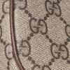 Gucci Ophidia Brand Logo Classic Canvas and Leather Shoulder Bag Mini Women's Beige and Dark Brown