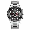 Men's Waterproof Luminous Running Alarm Clock Watch
