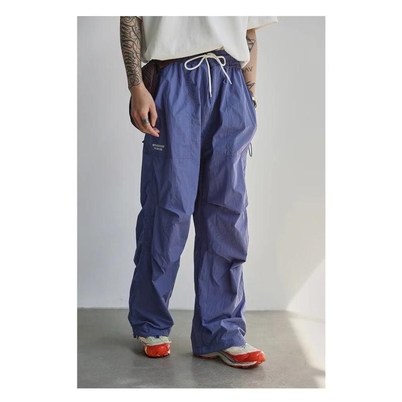 Lightweight Quick Dry Outdoor Work Trousers Men Women Summer Casual Loose Straight Leg Long Pants Mountain Hiking Bottoms