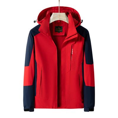 Waterproof Rain Jacket Women Lightweight Outdoor Raincoat Hooded for Hiking Skiing