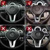 Interior Car Steering Wheel Frame Trim Cover For Mercedes BENZ C E GLK GLA CLA CLS Class W176 W204 W212 GLK204 W218 W156