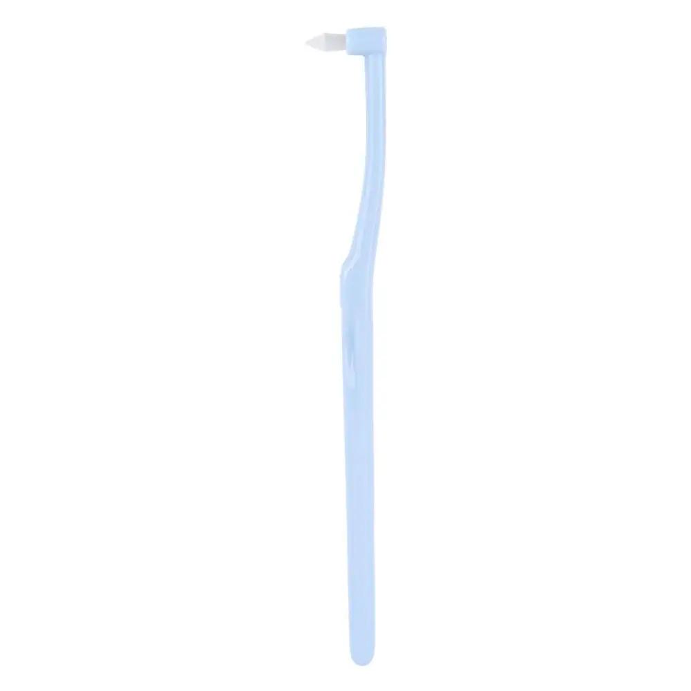 

Interdental Tooth Brush Orthodontic Teeth Braces Cleaning Head Flat Single Brush Pointed Toothbrush Dental Stain Toothbrush