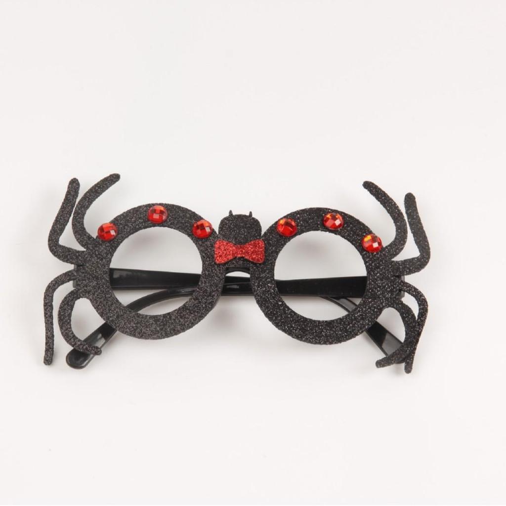 Halloween Photo Prop: Pumpkin, Witch Hat, Skull, and Ghost Party Glasses Frame Decoration