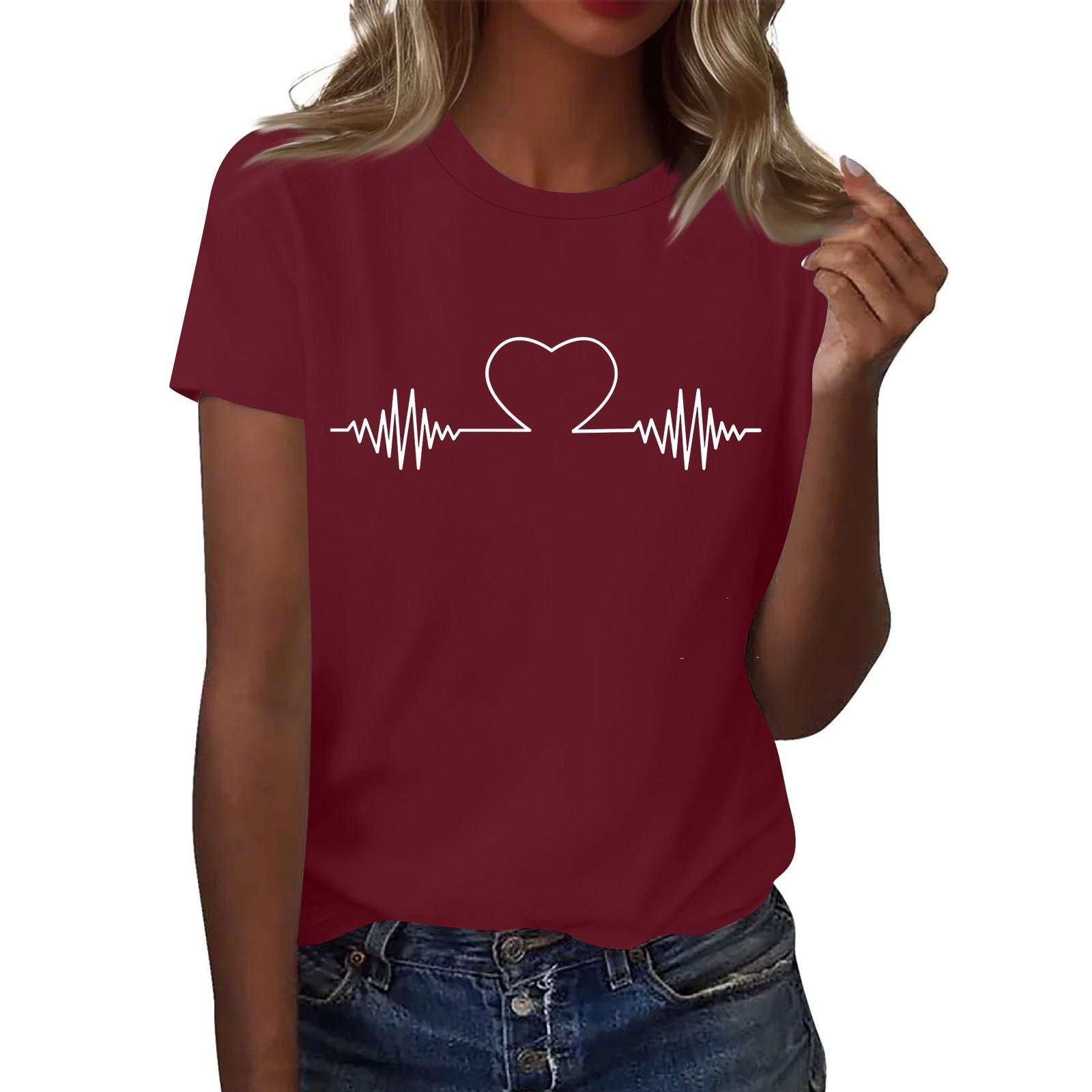 

Женская однотонная сексуальная симпатичная футболка с коротким рукавом, облегающая облегающая футболка с укороченным топом XL винный