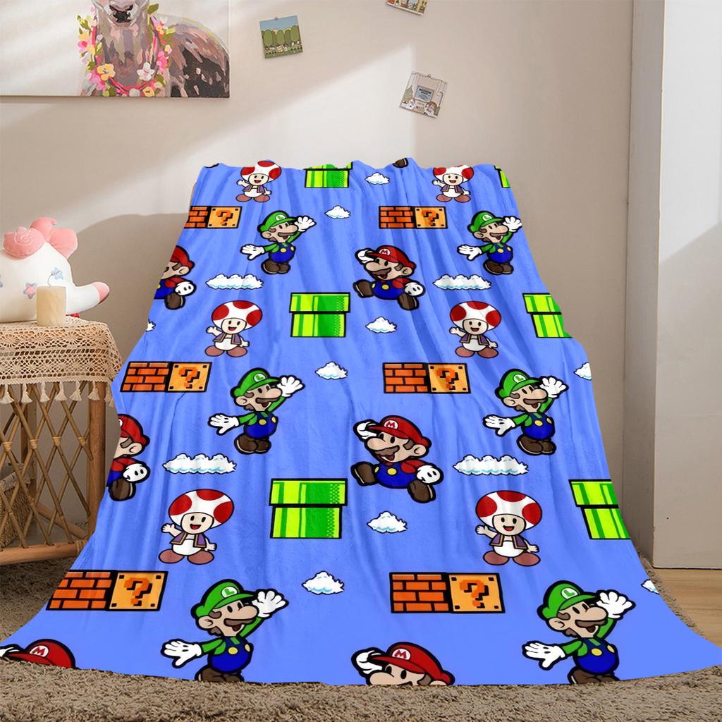 Classic Pixel Games Soft Flannel Blanket Lightweight Cozy Microfiber Blanket for Couch Bed LXR90